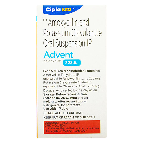 ADVENT 228.5MG DRY SYRUP TANGY ORANGE 30ML