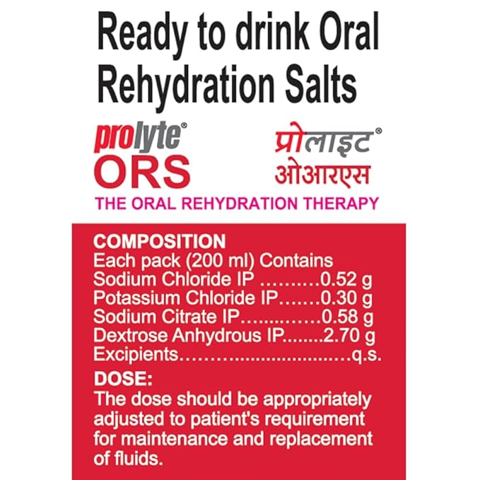 ORS PROLYTE LIQUID MIXED FRUIT FLAVOUR 200ML