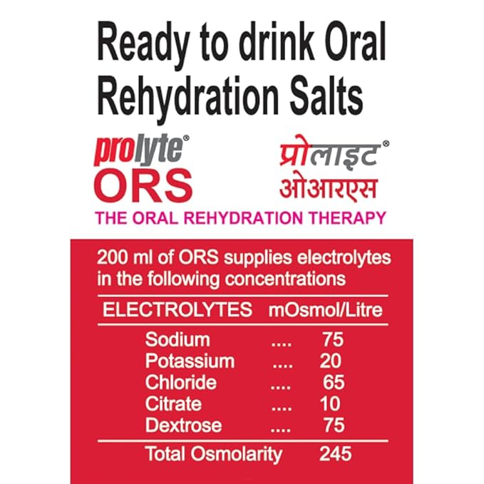 ORS PROLYTE LIQUID MIXED FRUIT FLAVOUR 200ML