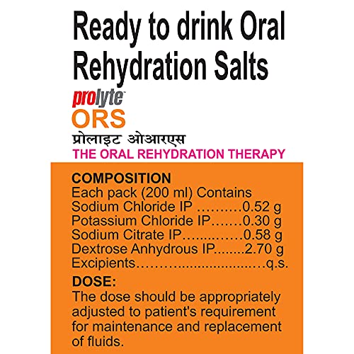 ORS PROLYTE LIQUID ORANGE FLAVOUR 200ML
