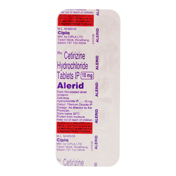 ALERID 10MG TABLET