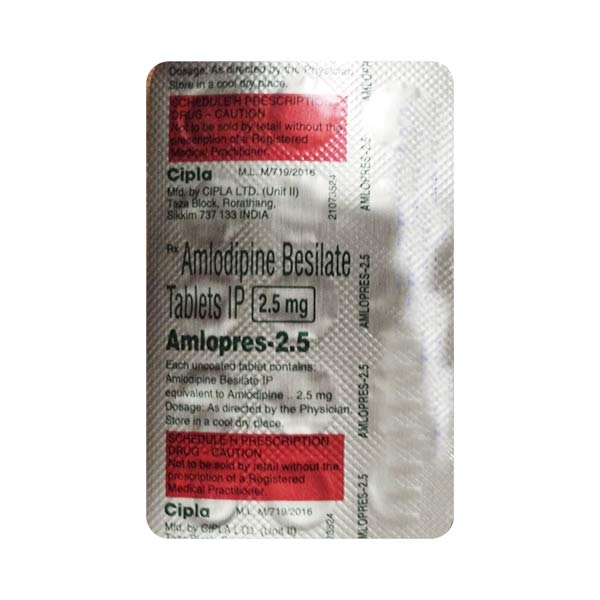 AMLOPRES 2.5MG TABLET