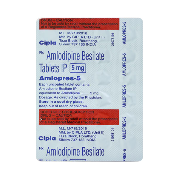 AMLOPRES 5MG TABLET