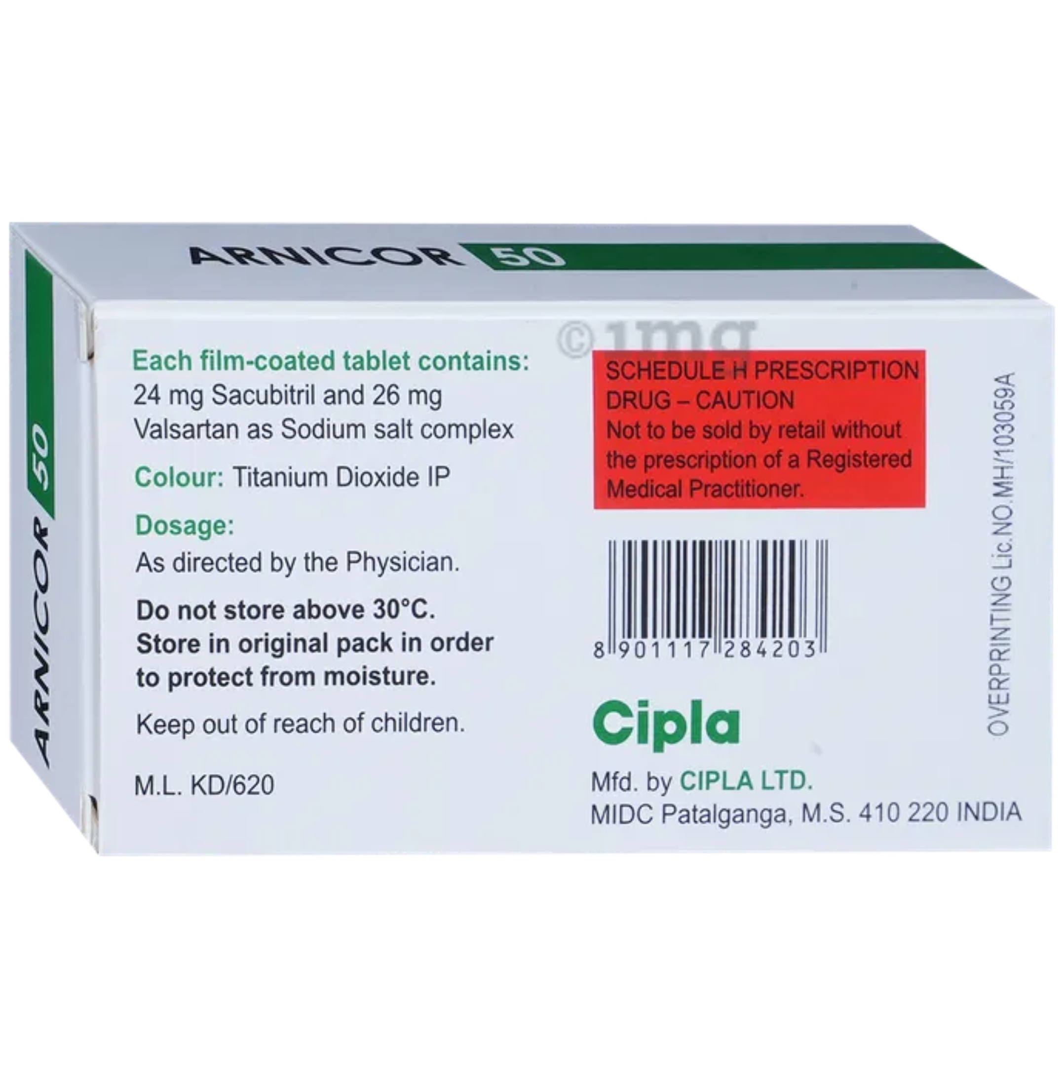 ARNICOR 50MG TABLET