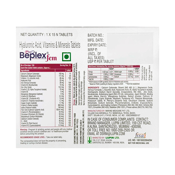 BEPLEX FEM TAB