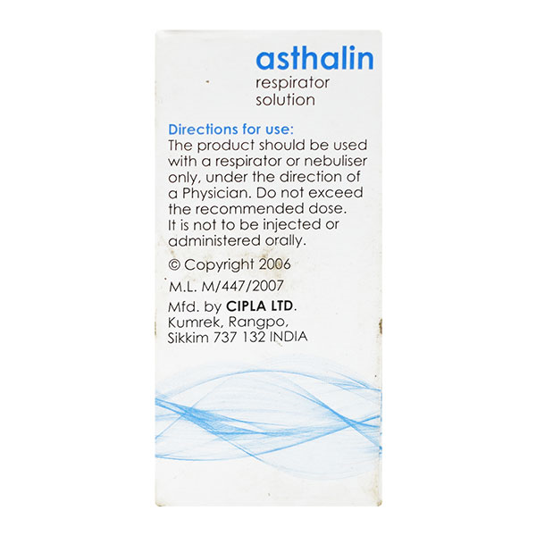 ASTHALIN RESPIRATOR SOLUTION 15ML