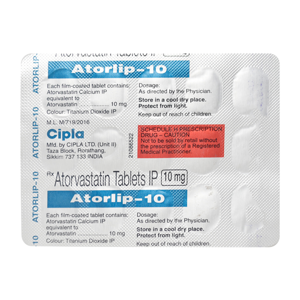 ATORLIP 10MG TABLET