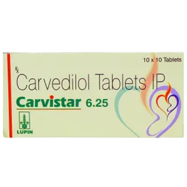 CARVISTAR 6.25MG TAB