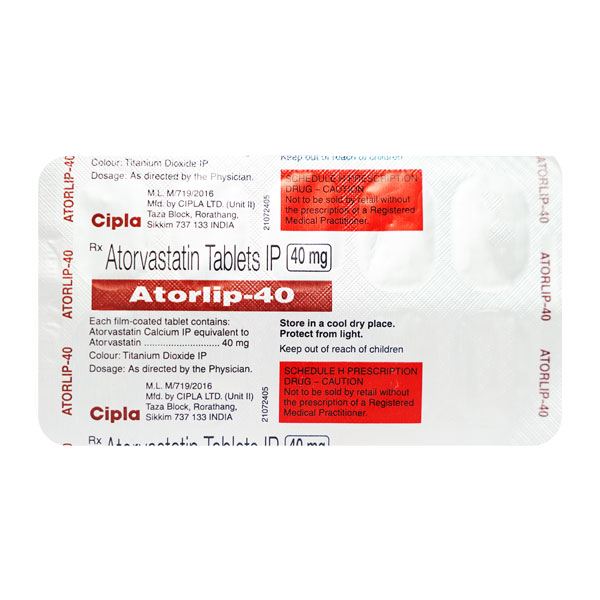 ATORLIP 40MG TABLET