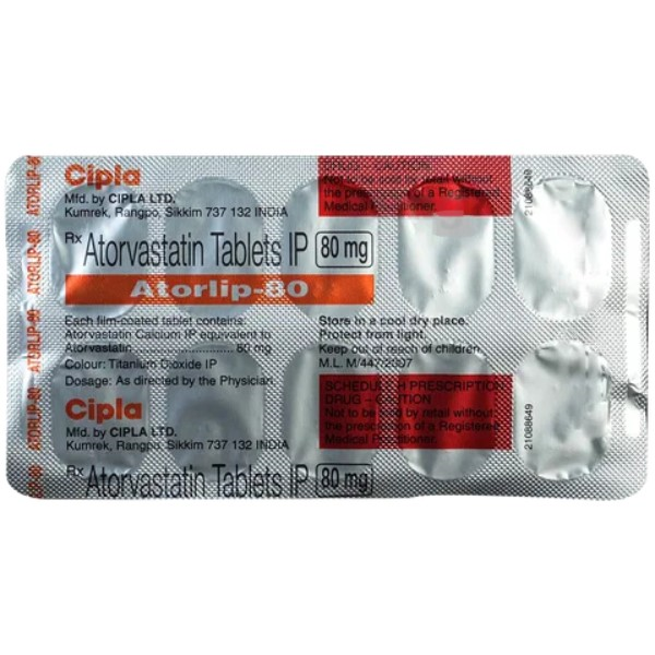 ATORLIP 80MG TABLET