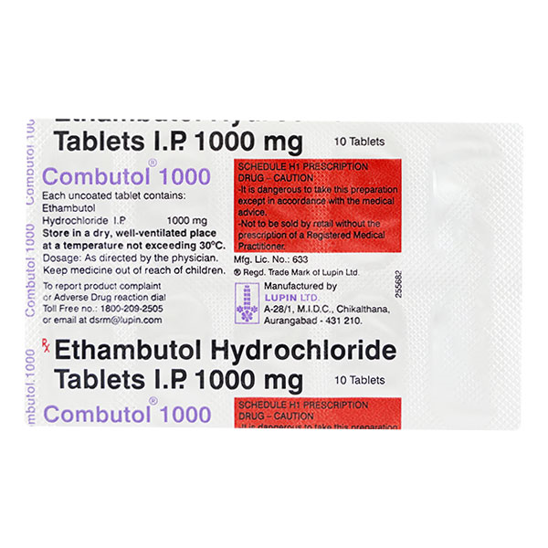 COMBUTOL 1000MG TAB