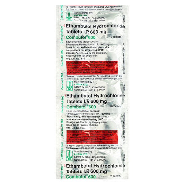 COMBUTOL 600MG TAB