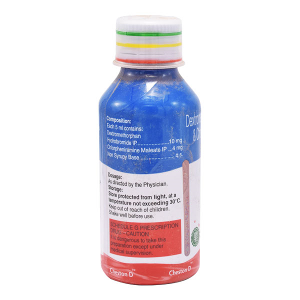 CHESTON D SYRUP SUGAR FREE