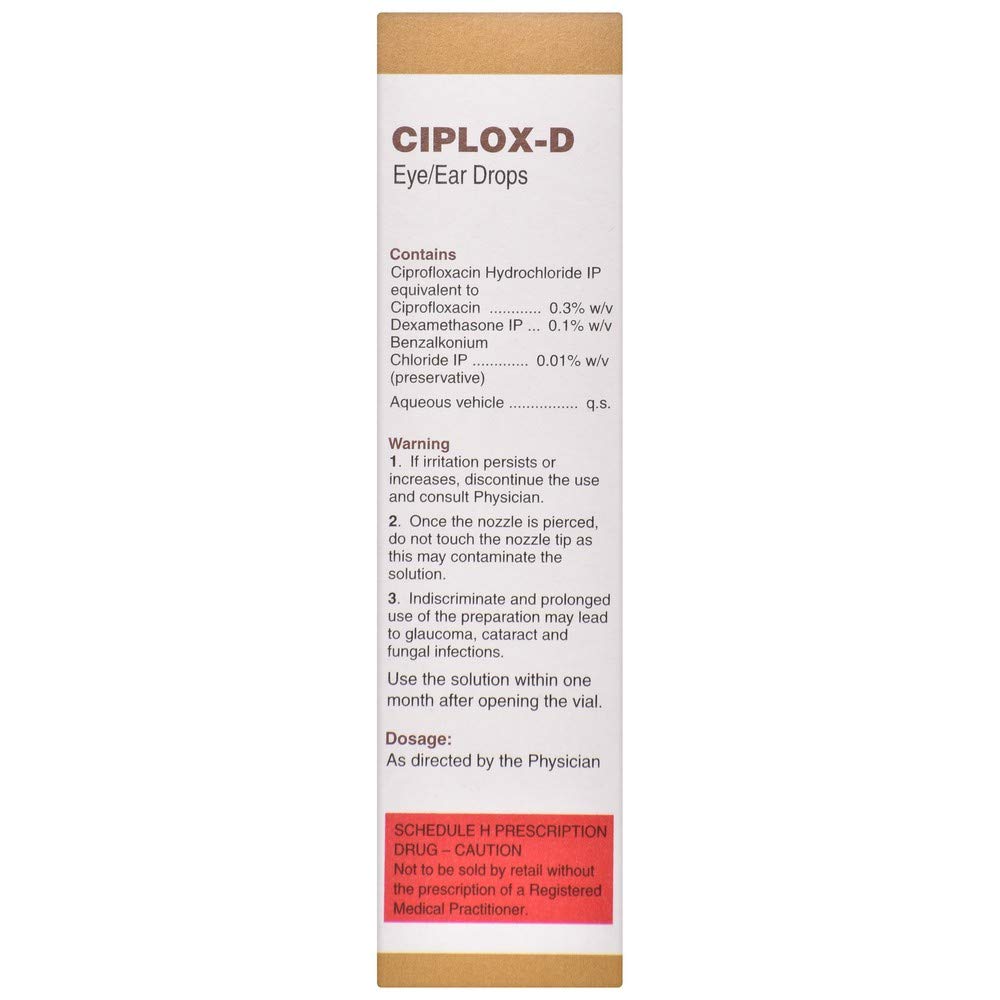 CIPLOX D EYE/EAR DROPS