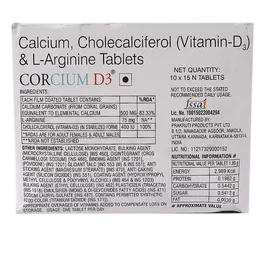 CORCIUM-D3 TAB