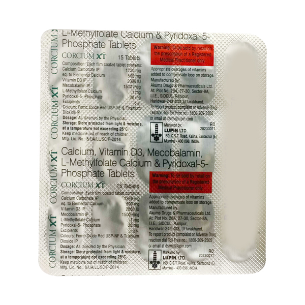 CORCIUM-XT TAB