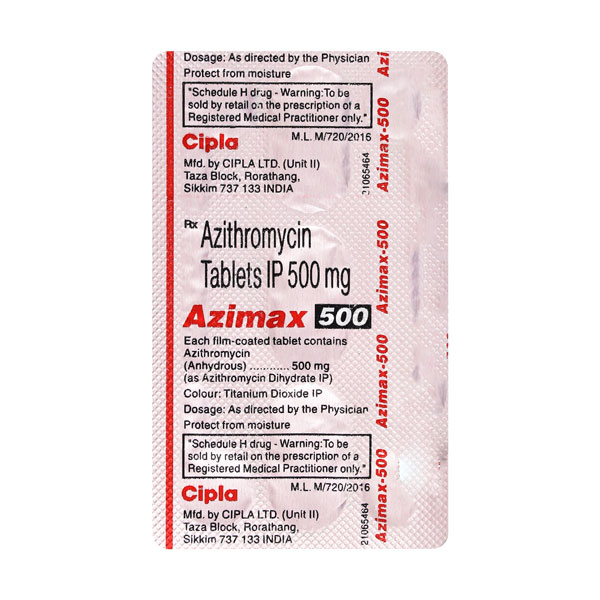 AZIMAX 500MG TABLET