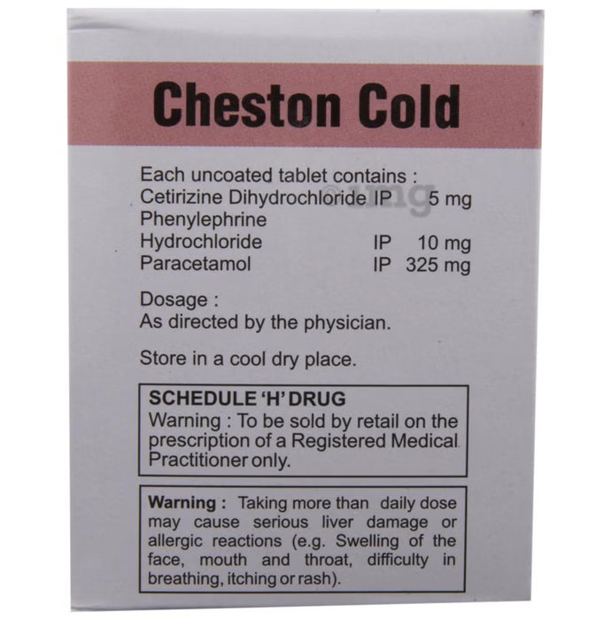 CHESTON COLD TABLET