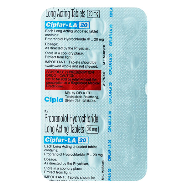 CIPLAR-LA 20MG TABLET