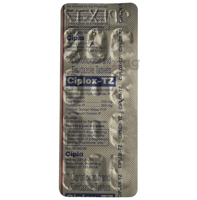 CIPLOX-TZ TABLET