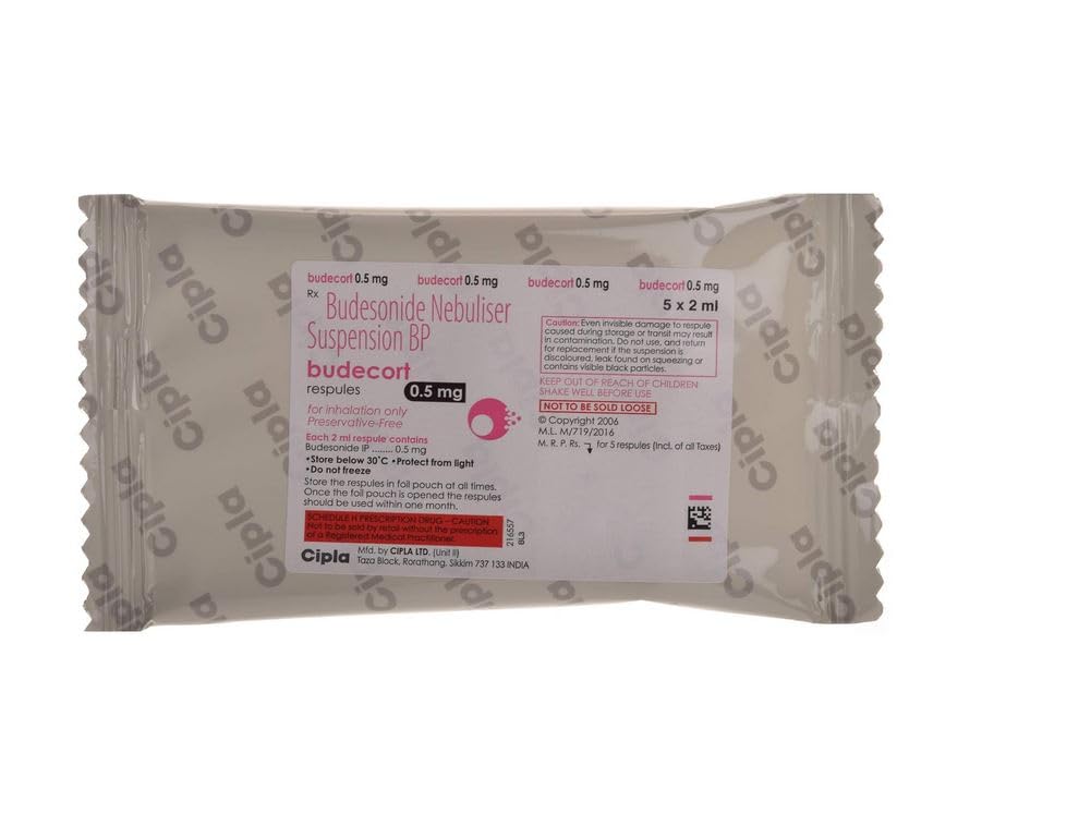 BUDECORT 0.5MG RESPULES (2ML EACH)