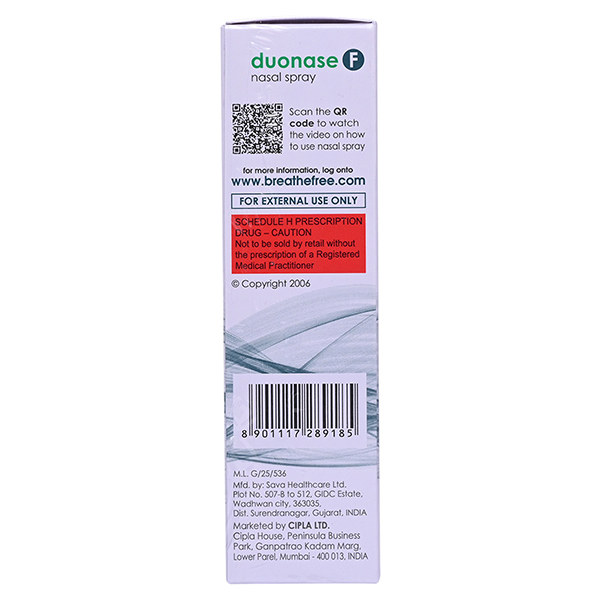 DUONASE F NASAL SPRAY 70 METERED DOSE