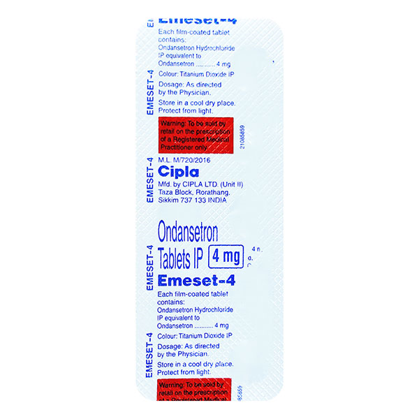 EMESET 4MG TABLET