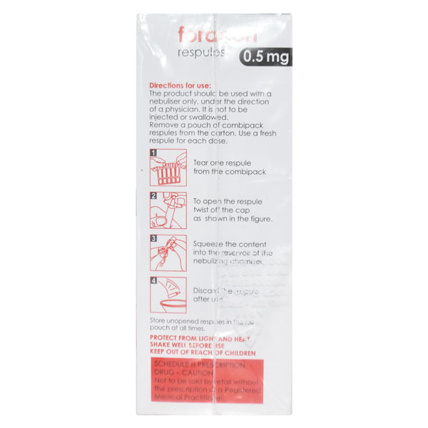 FORACORT 0.5MG RESPULES (2ML EACH)