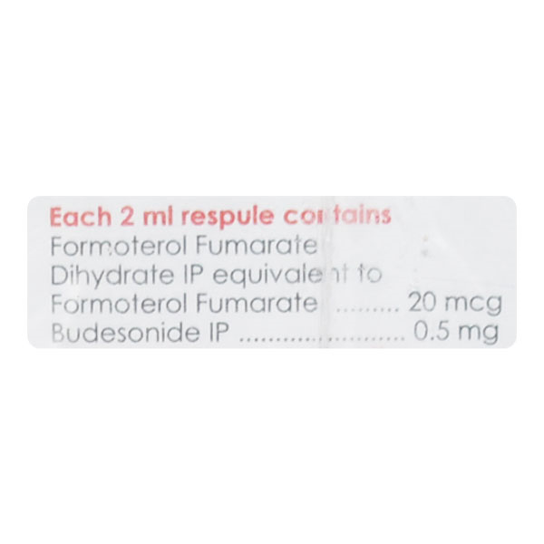 FORACORT 0.5MG RESPULES (2ML EACH)
