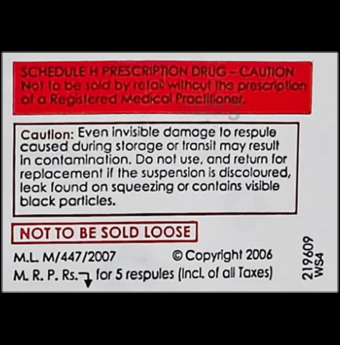 FORACORT 1MG RESPULES (2ML EACH)