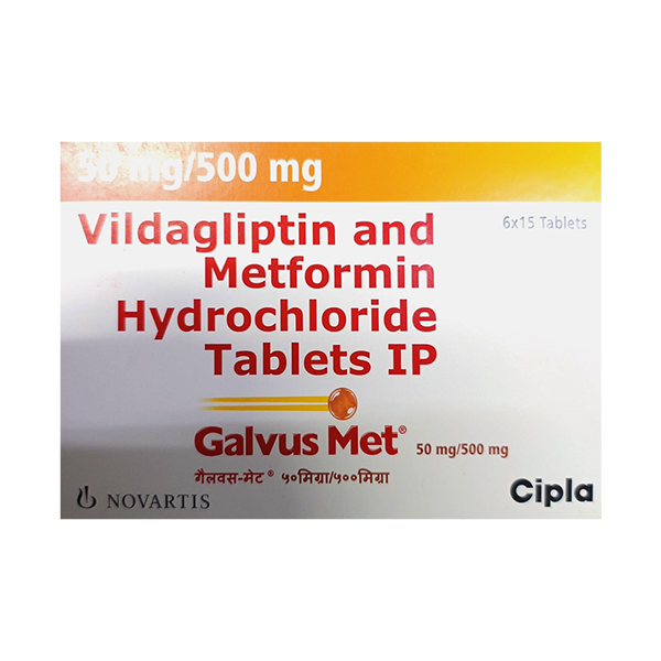 GALVUS MET 50MG/500MG TABLET