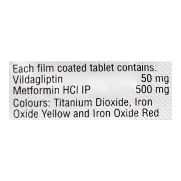 GALVUS MET 50MG/500MG TABLET