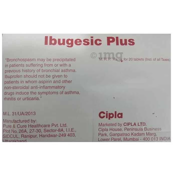 IBUGESIC PLUS TABLET