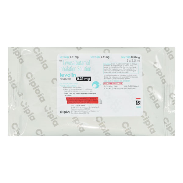 LEVOLIN 0.31MG RESPULES ( 5 X 2.5 ML )