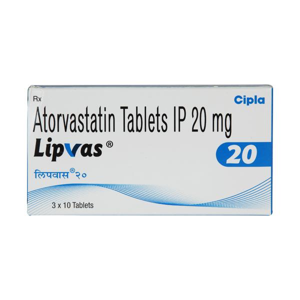 LIPVAS 20MG TABLET