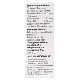 FORMOFLO 250MG TRANSHALER