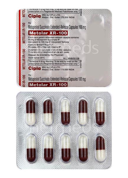 METOLAR XR 100MG TABLET