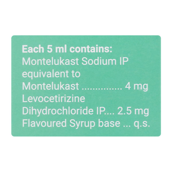 MONTAIR LC KID SYRUP 60ML