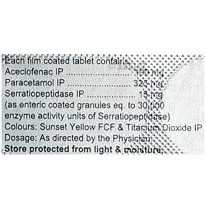 NICIP ASP 100MG/325MG/15MG TABLET