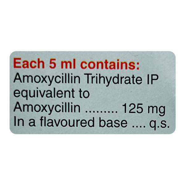 NOVAMOX 125 REDIUSE ORAL SUSPENSION 60ML