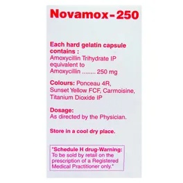 NOVAMOX 250MG CAPSULE