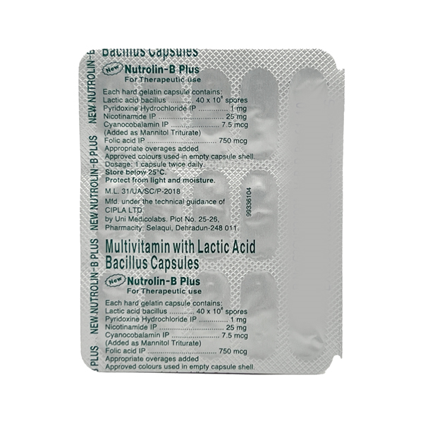 NUTROLIN B PLUS NEW CAPSULE