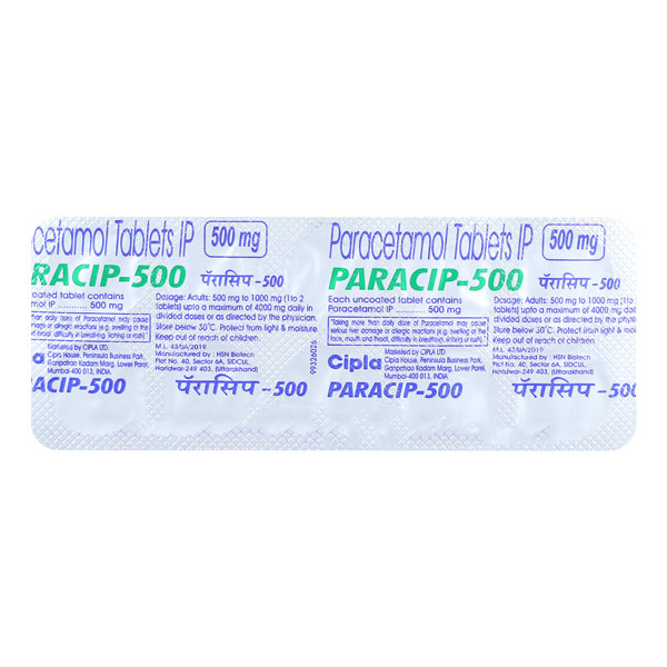 PARACIP 500 TABLET