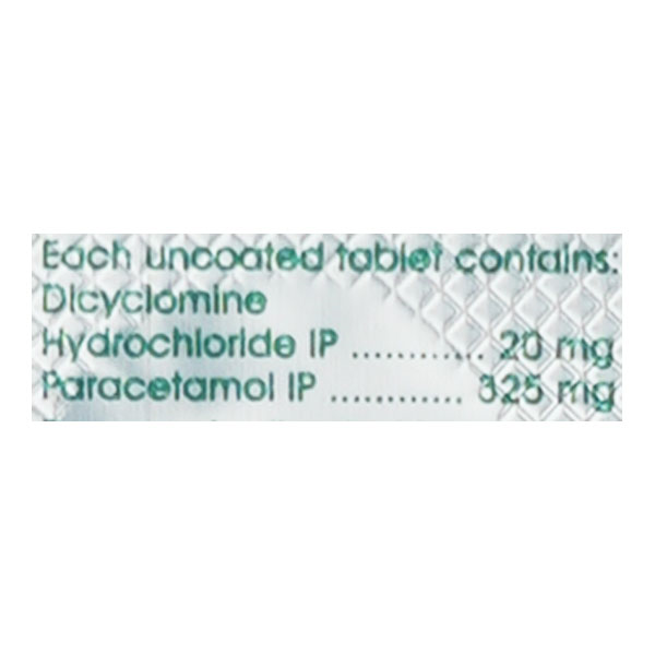 SPASMONIL 20MG/325MG TABLET