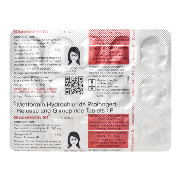 GLUCONORM G 1 TAB