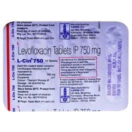 L-CIN 750MG TAB