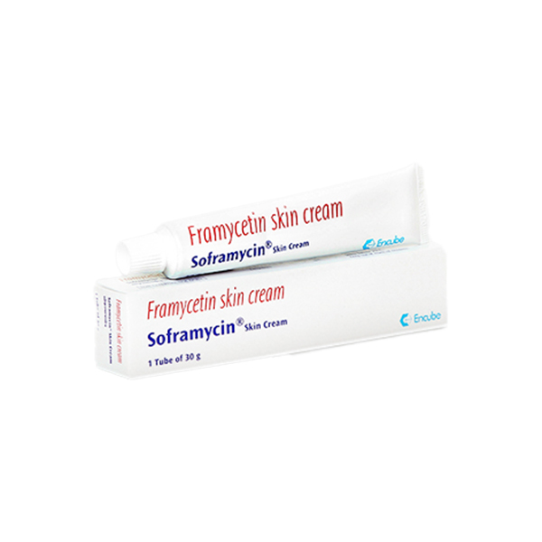 SOFRAMYCIN MULTI-PURPOSE ANTISEPTIC CREAM FOR CUTS, WOUNDS, BURNS & SKIN INFECTIONS 30GM