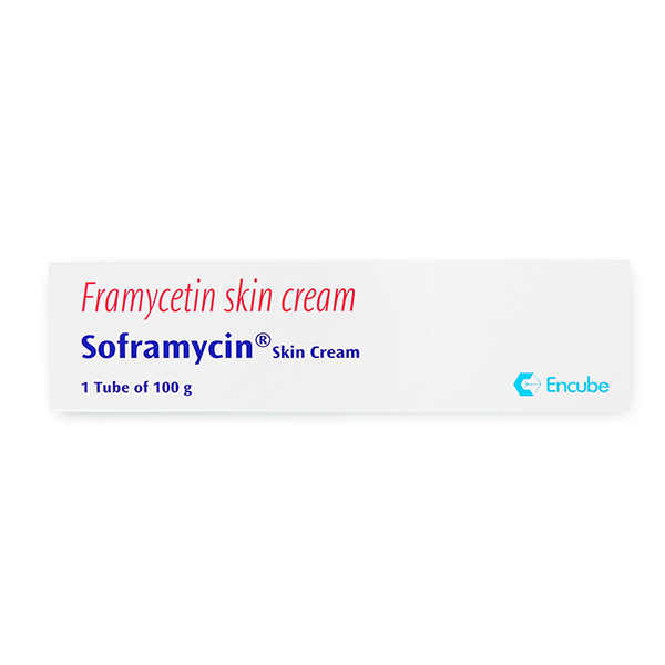 SOFRAMYCIN MULTI-PURPOSE ANTISEPTIC CREAM FOR CUTS, WOUNDS, BURNS & SKIN INFECTIONS 100GM