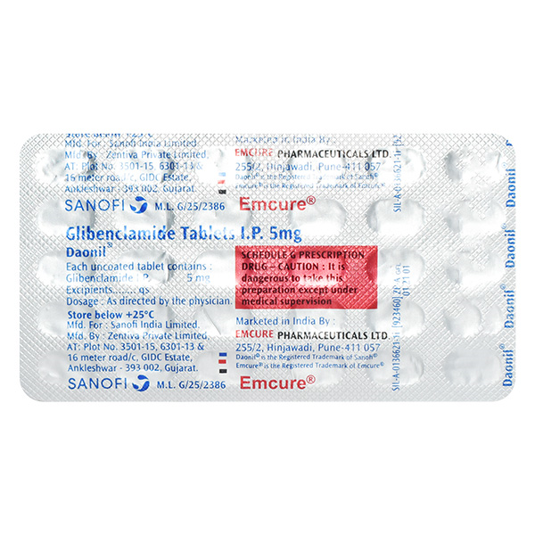 DAONIL 5MG TABLET