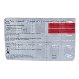ONDERO MET 2.5/850 MG TAB